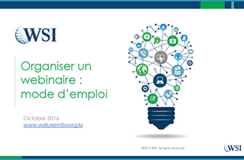 organiser webinaire - wsi luxembourg